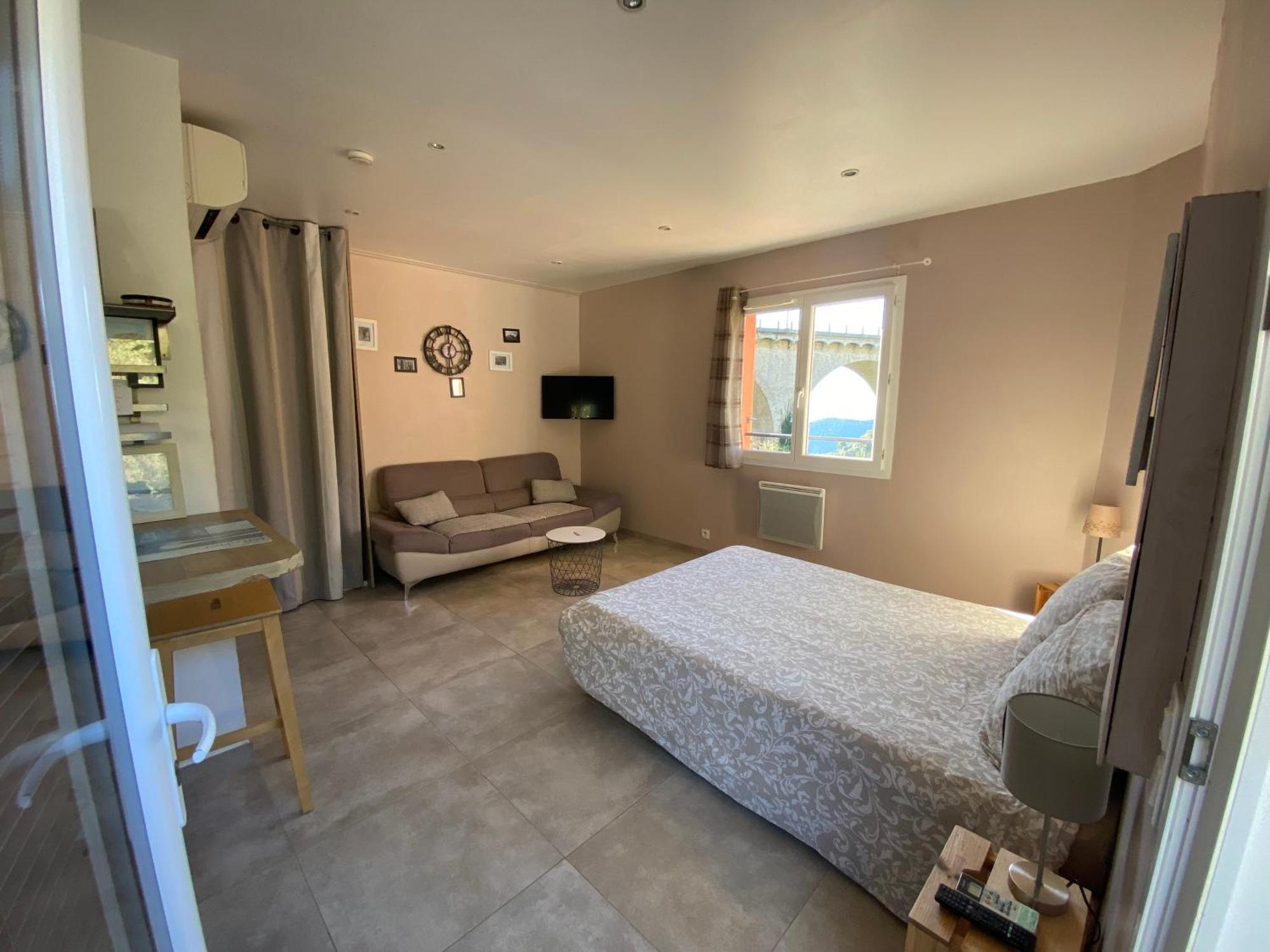 Studio Pied Village Eze - Dans Villa Recente - Parking Gratuit 外观 照片