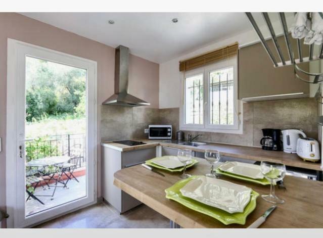 Studio Pied Village Eze - Dans Villa Recente - Parking Gratuit 外观 照片