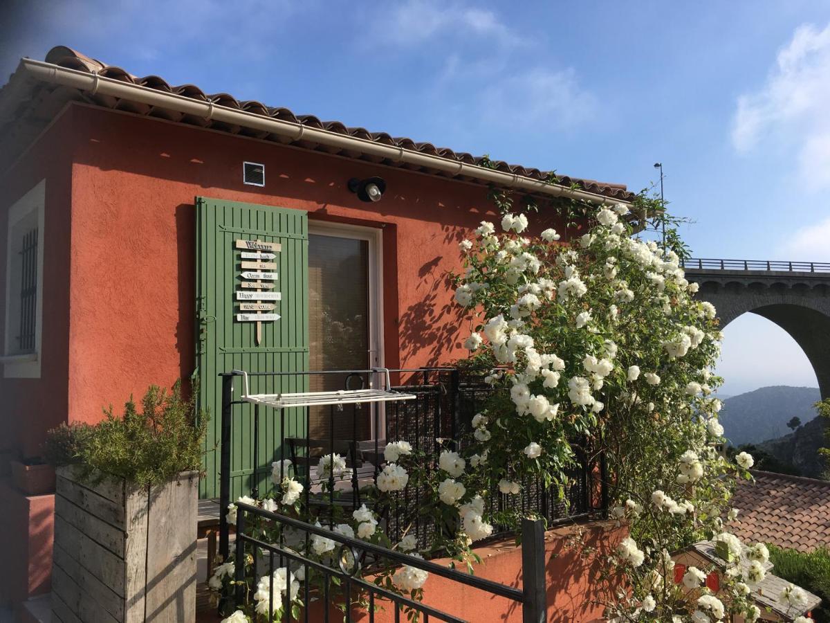 Studio Pied Village Eze - Dans Villa Recente - Parking Gratuit 外观 照片